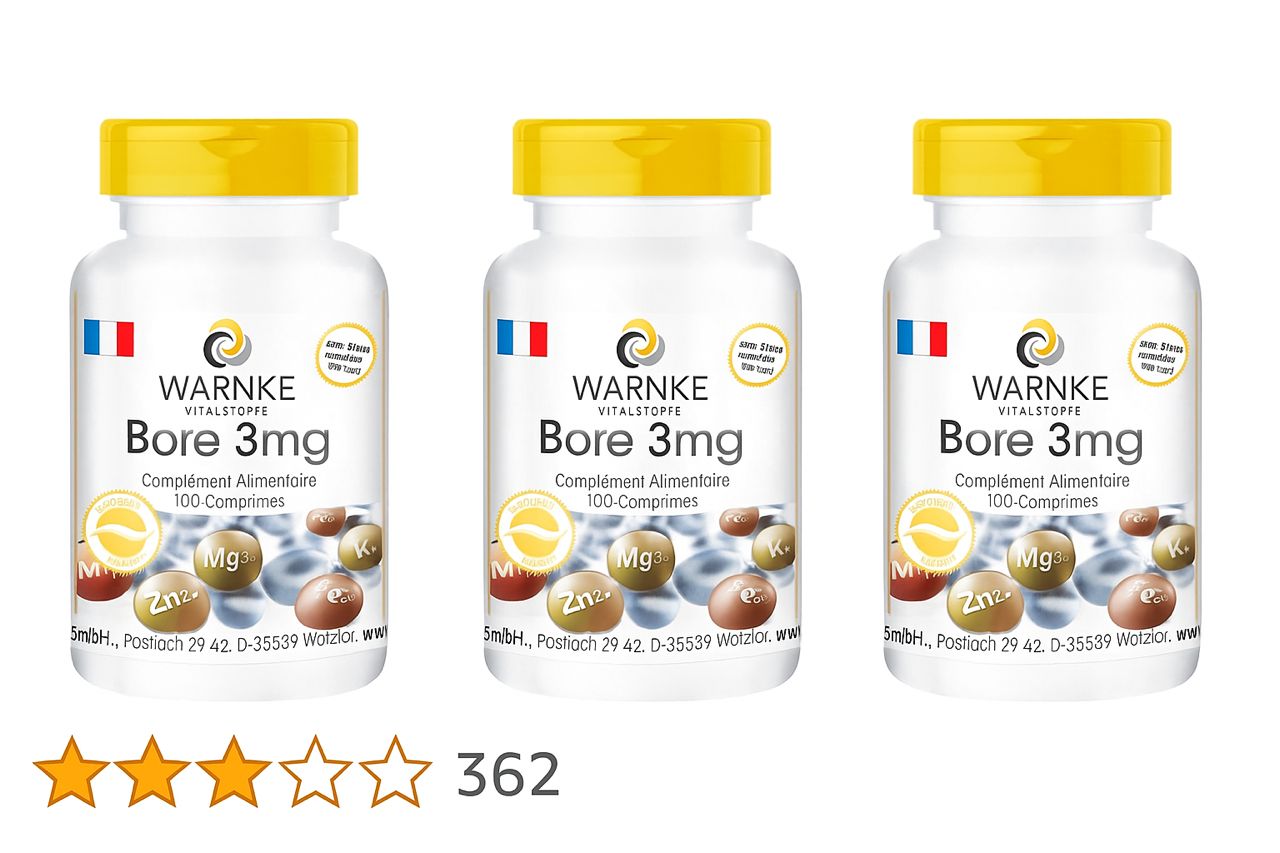 PACK CROISSANCE ULTIME : BORE + CALCIUM & VITAMINE D3