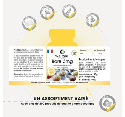 BORE 3MG-CROISSANCE EN TAILLE