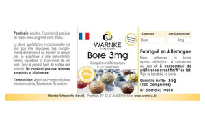 BORE 3MG-CROISSANCE EN TAILLE